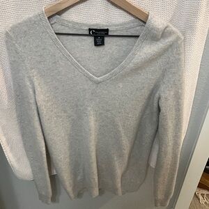 C by Bloomingdale’s V-Neck Women's Sweater M